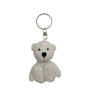 PetJes 990307 Keychains Polar Bear Keyring Plush Soft Toy