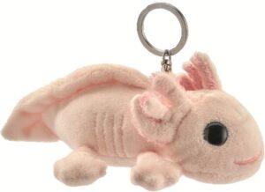 PetJes 991552 Glitter-Keychains Axolotl Pink Plush Soft Toy