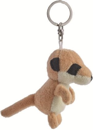 PetJes 992408 Keypals Meerkat Keyring Plush Soft Toy