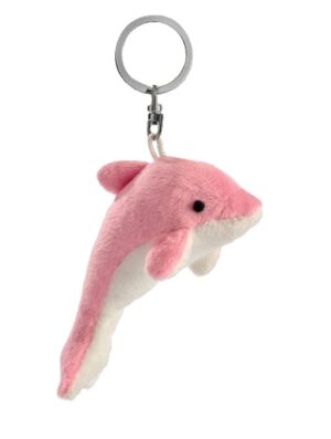 PetJes 992444 Keypals Dolphin Pink Keyring Plush Soft Toy