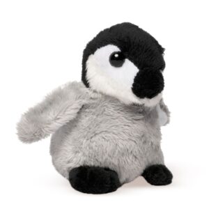 Living Nature AN533 Smols Penguin Chick Black, Grey and White Soft Plush Toy