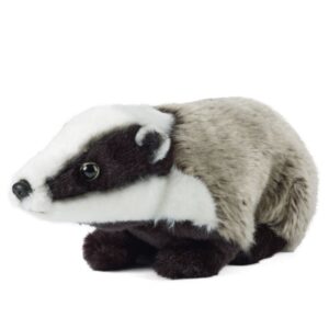 Living Nature AN58 Badger Large (30cm) Standing Realistic Soft Plush Toy