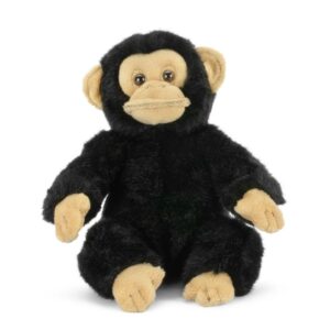 Living Nature AN787 Chimp Baby Black and Beige Soft Primate Plush Toy