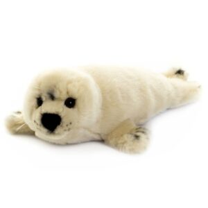 Living Nature AN530 Seal Off-White Large (32cm) Soft Plush Toy