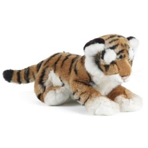 Living Nature AN329 Tiger Cub Orange, White and Black Realistic Soft Plush Toy