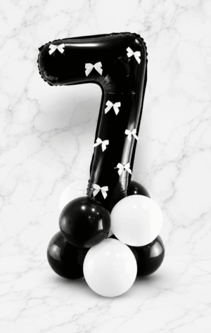 Bowtique Number Balloon Display