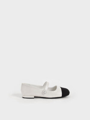 CHARLES & KEITH - Girls' Bead-Embellished Mary Janes