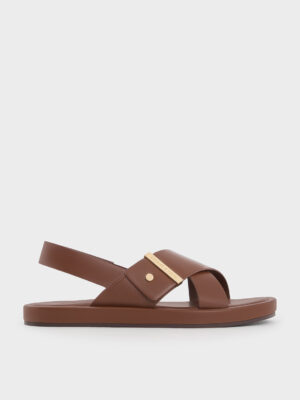 CHARLES & KEITH - Audra Crossover Slingback Sandals