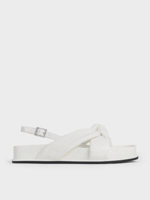 CHARLES & KEITH - Rosetta Knotted Puffy Sandals