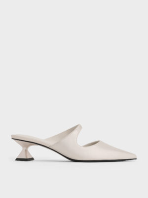 CHARLES & KEITH - Vada Asymmetric Sculptural Heel Pumps
