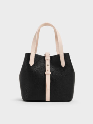 CHARLES & KEITH - Mini Beryl Two-Tone Bucket Bag