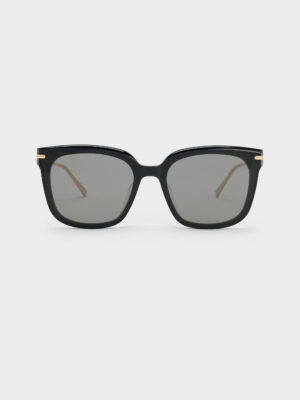 CHARLES & KEITH - Kris Chain-Detail Sunglasses