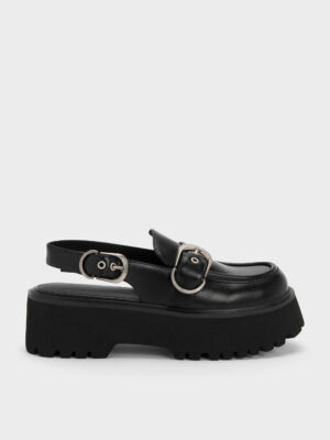 CHARLES & KEITH - Eliot Platform Slingback Loafers