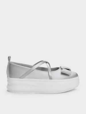 CHARLES & KEITH - Brantley Bow Platform Mary Janes