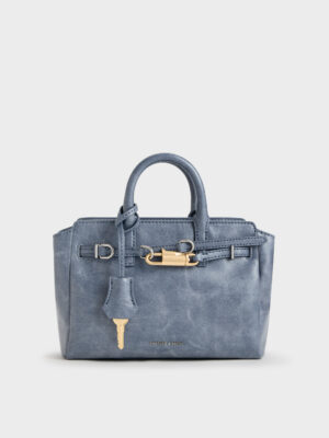 CHARLES & KEITH - Mini Delfina Belted Tote Bag