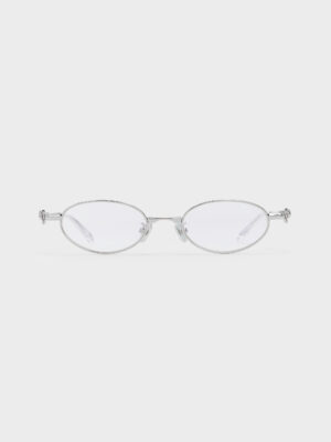 CHARLES & KEITH - Paige Bow Crystal Clear Sunglasses