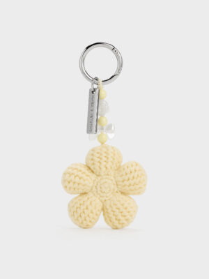 CHARLES & KEITH - Crochet-Flower Beaded Charm
