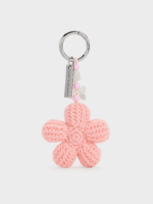 CHARLES & KEITH - Crochet-Flower Beaded Charm