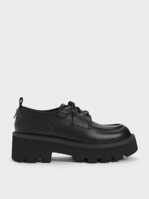 CHARLES & KEITH - Griselda Ridged-Sole Derbys