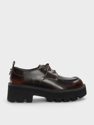 CHARLES & KEITH - Griselda Ridged-Sole Derbys
