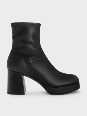 CHARLES & KEITH - Platform Ankle Boots