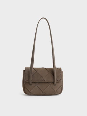CHARLES & KEITH - Maribel Woven Shoulder Bag