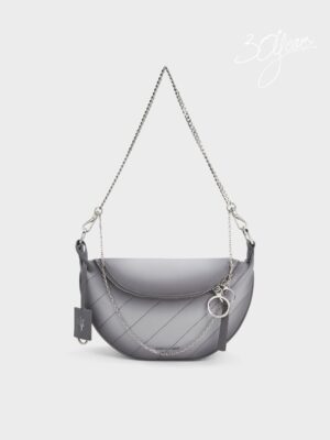 CHARLES & KEITH - Philomena Half-Moon Crossbody Bag