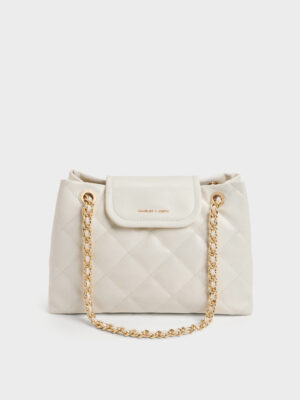 CHARLES & KEITH - Apfra Quilted Shoulder Bag