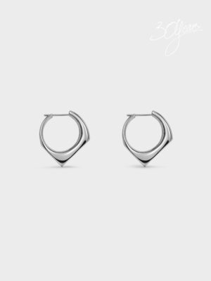 CHARLES & KEITH - Gabine Sculptural Hoop Earrings