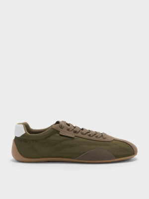 CHARLES & KEITH - Nylon Contrast-Panel Low-Top Sneakers