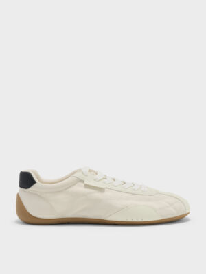 CHARLES & KEITH - Nylon Contrast-Panel Low-Top Sneakers