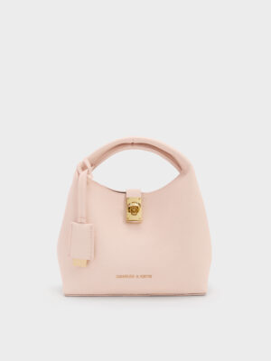 CHARLES & KEITH - Mini Chance Turn-Lock Bucket Bag