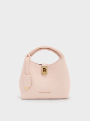 CHARLES & KEITH - Mini Chance Turn-Lock Bucket Bag