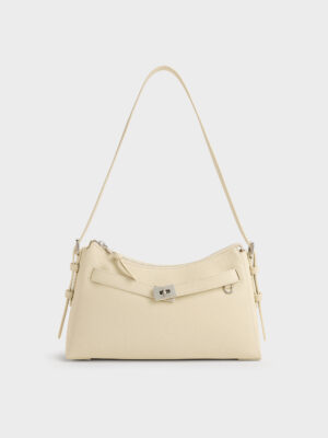 CHARLES & KEITH - Dinora Belted Shoulder Bag