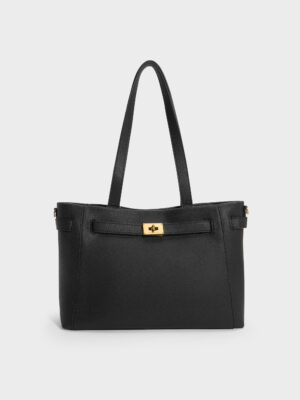 CHARLES & KEITH - Dinora Belted Tote Bag