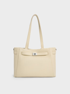 CHARLES & KEITH - Dinora Belted Tote Bag