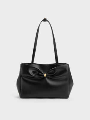 CHARLES & KEITH - Halsey Ruched Tote Bag