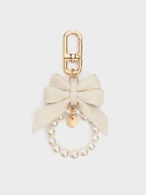 CHARLES & KEITH - Halsey Bow-Pearl Charm