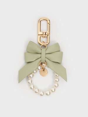 CHARLES & KEITH - Halsey Bow-Pearl Charm