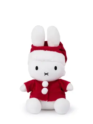 Bon Ton Toys 24182043 Miffy in Santa Costume Large (33cm) Sitting Plush Toy