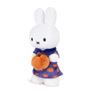 Bon Ton Toys 24182666 Miffy Standing Plush in Pumpkin Dress with Pumpkin