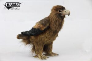 Hansa 8457 Wedge Tailed Eagle standing Poseable realistic plush toy