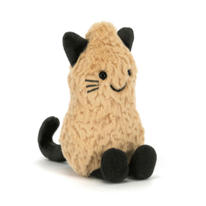 Jellycat A6PCTN Amuseables Peanut Cat Outfit Plush Soft Toy Decoration