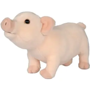 Uni Toys J90214 Pink Pig Cute 28cm Standing Soft Plush Toy