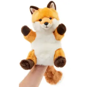 Uni Toys P00235 Classic Red Fox Orange and White 28cm Plush Hand Puppet