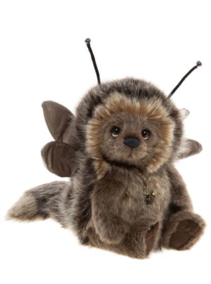 Charlie Bears Tizzie Whizie Plush Jointed Mythical Creature With Necklace (C.W.BAG)+