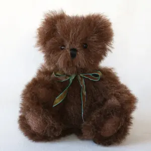 Canterbury Bears Alpaca Peter - Traditional Brown Jointed Little Mohair Bear