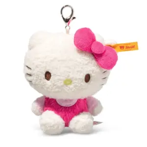Steiff 024818 Hello Kitty White Plush Pendant/Bagcharm Soft Toy