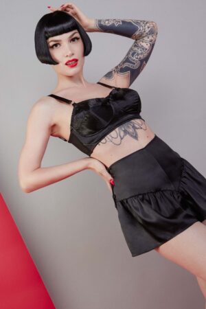 Bettie Page Black French Knicker | UK 18 | Bettie Page Lingerie