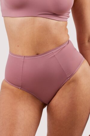 Second Skin Rose Recycled Highwaist Brief | UK Us 16 | Deja Day